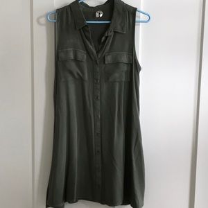 Mudd olive green  swing dress